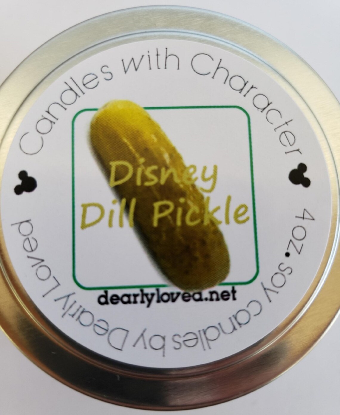 DISNEY DILL PICKLE Disney Scented Candles With Character Etsy