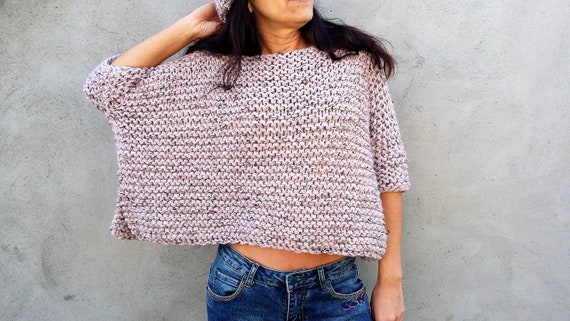 crop top wool sweater