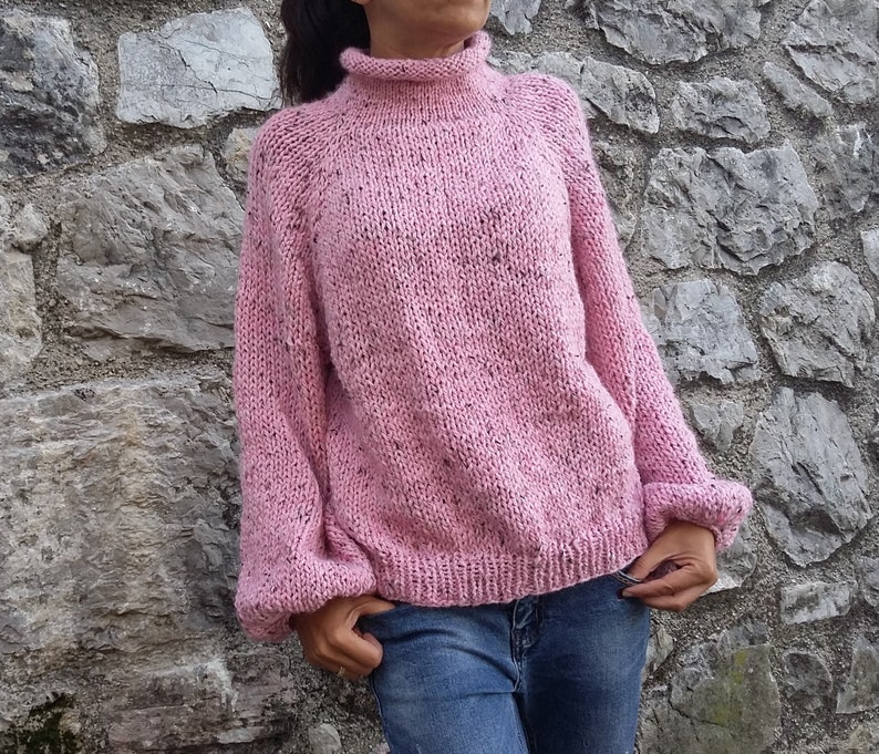 KNITTING PATTERN Easy Knit Sweater Easy sweater pattern | Etsy