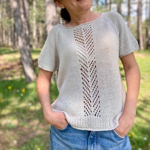 KNITTING PATTERN Tee Shirt Knitting ⨯ T-Shirt Knitting Pattern, Sweater Shirt Knitting Pattern, Tee pattern, Shirt women, ChengduTee english
