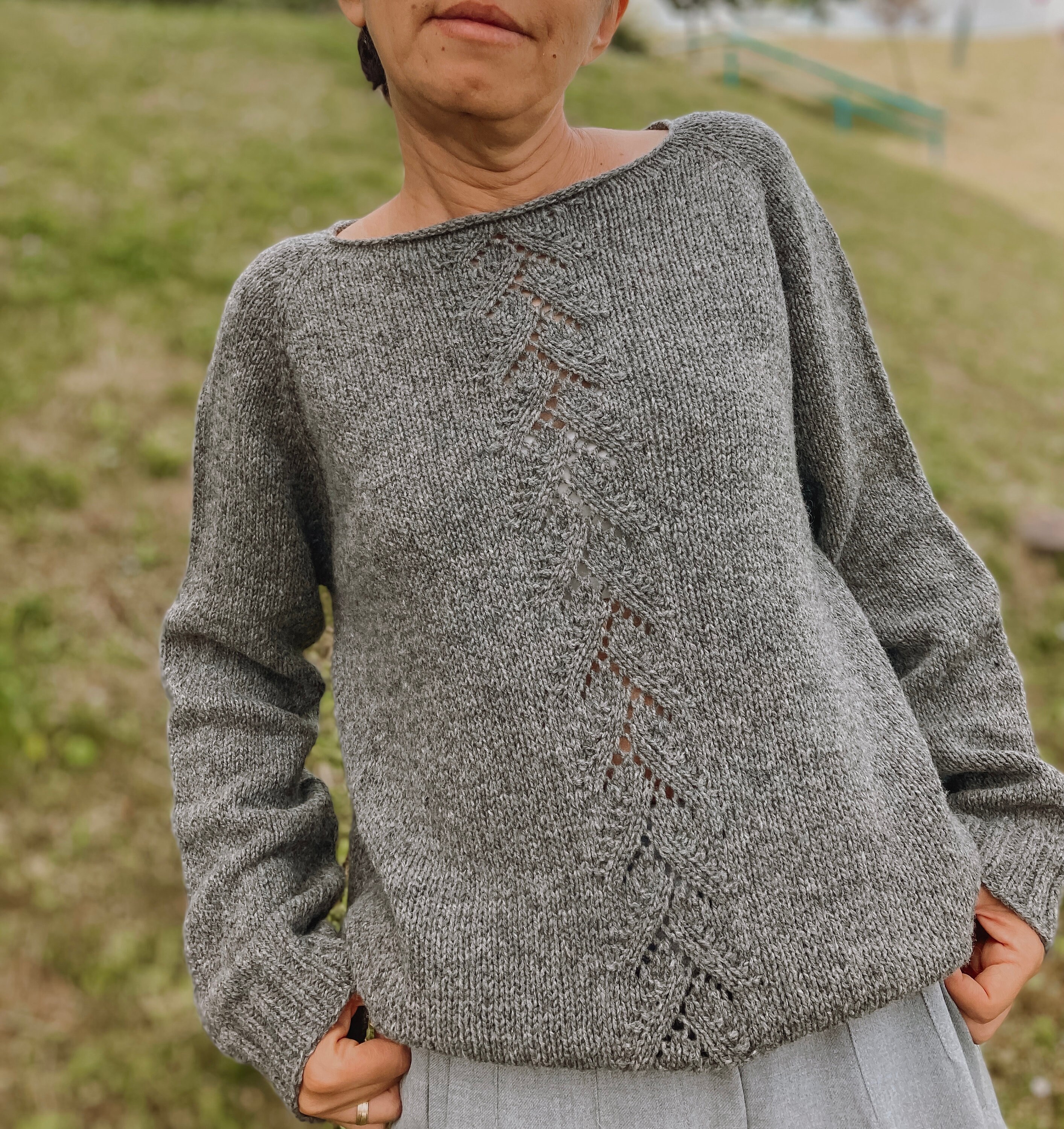 ♡pattern pullover sweat | NKNIT