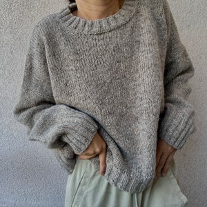 Knitting Pattern Sweater Colorwork Sweater Pattern Cropped