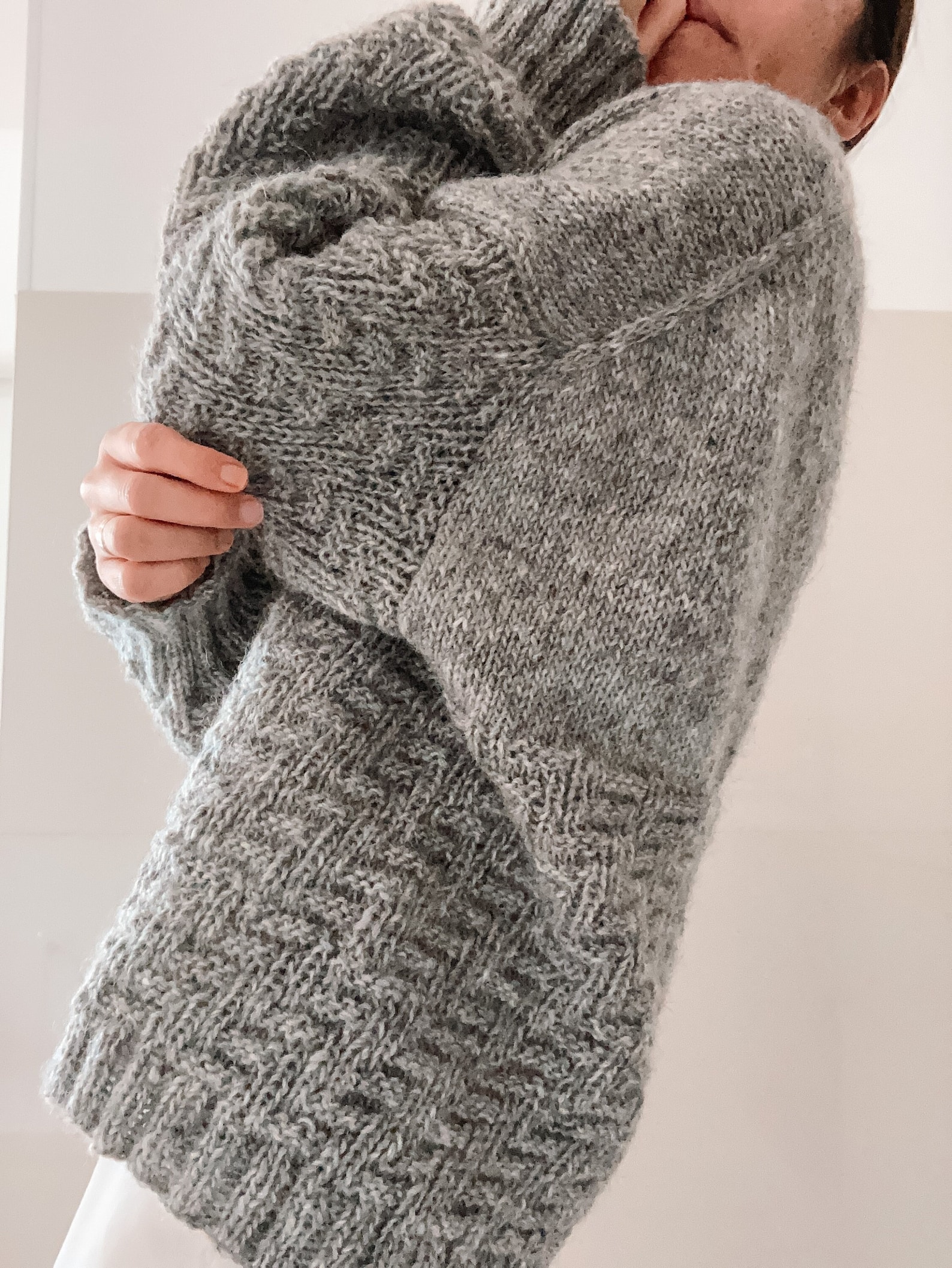 Knitting Pattern - Knit Cozy Sweater, Chunky Sweater, Classic Knitting ...