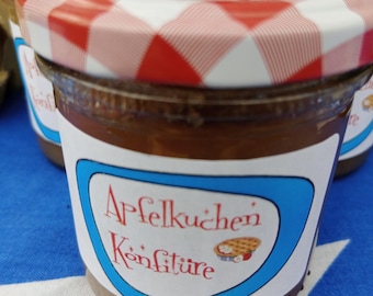 Apfelküchen Konfitüre
