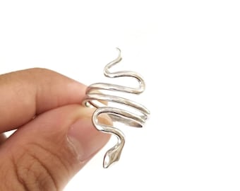 925 Snake Sterling Silver Ring. 925 Sterling Silver.