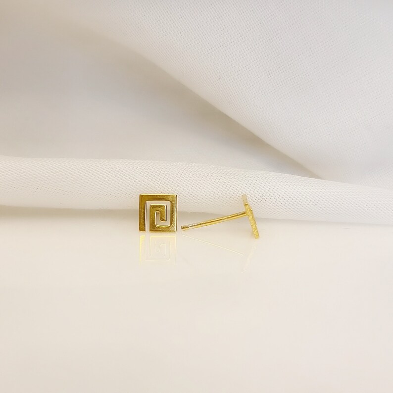 925 Sterling Silver Small Meander Symbol Greek Art - Etsy