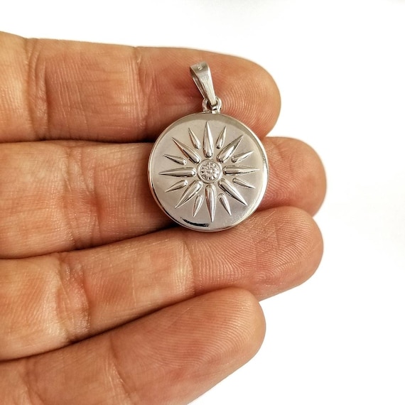 Etsy shop silver pendant