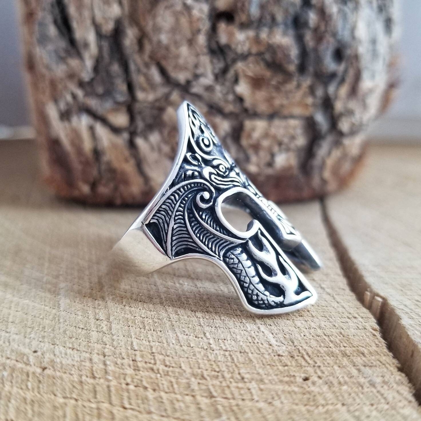 Spartan Helmet 925 Sterling Silver Ring. Greek Jewellery. Ancient