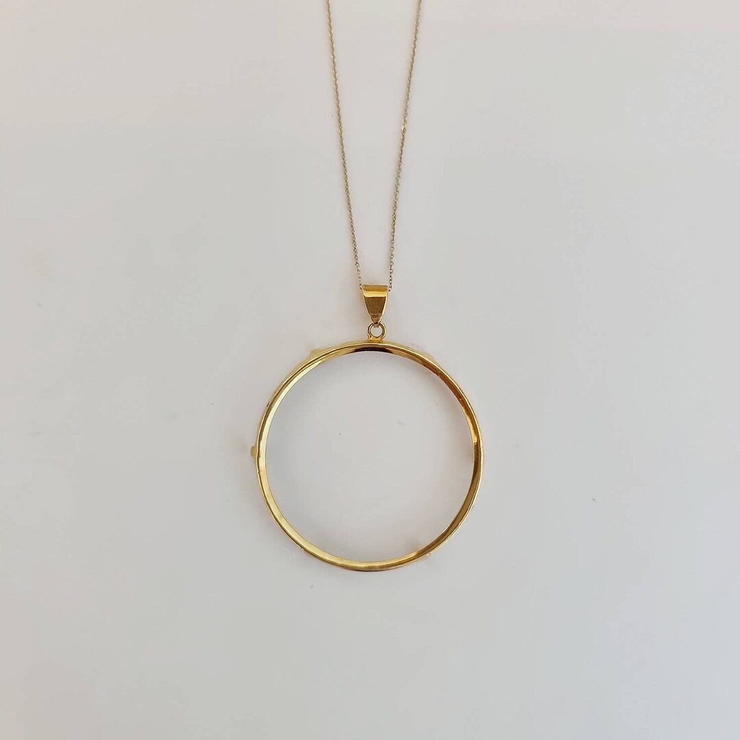 14K Five Pounds British Sovereign Gold Coin Holder Frame Case Etsy