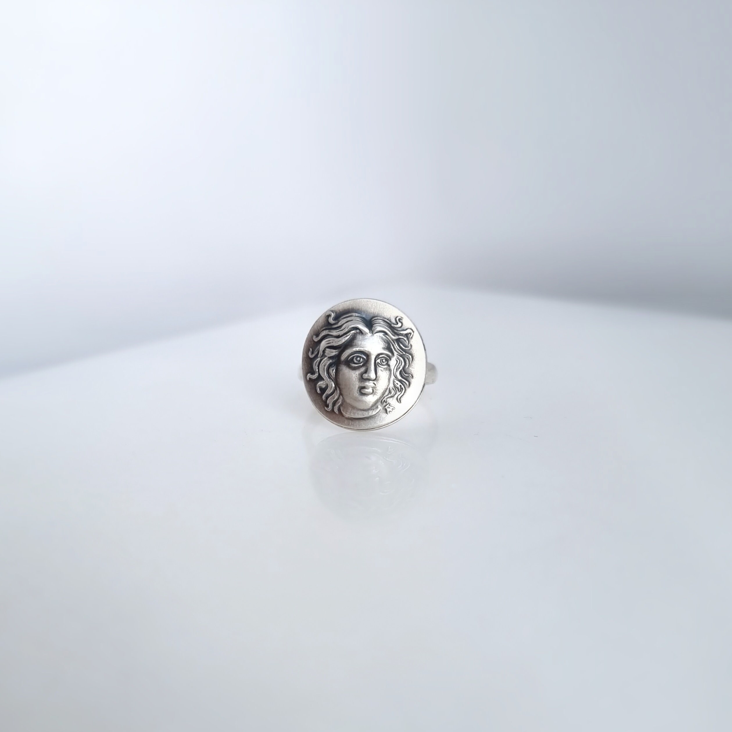 925 Silver Apollo Greek God Ring. 925 Sterling Silver.ancient - Etsy