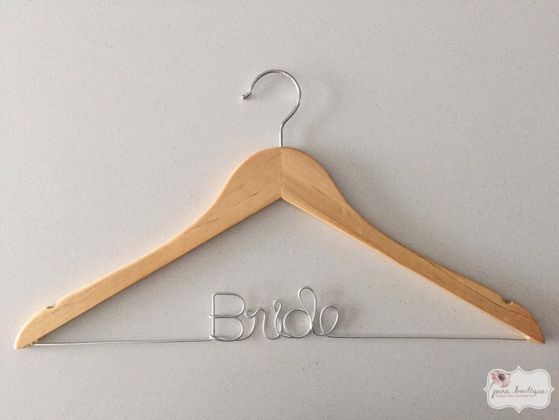 BRIDE Wedding Dress Hanger image 2