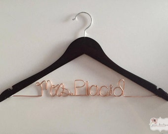 Mrs. Custom Wedding Dress Hanger