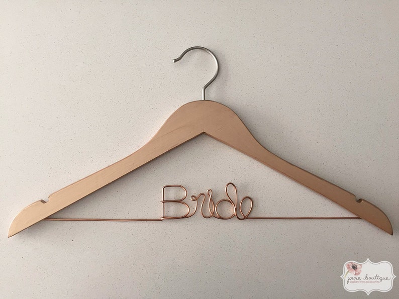 BRIDE Wedding Dress Hanger image 1