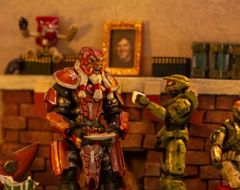 マクファーレントイズ HALO ジャンク　まとめ売り Brute Thrallslayer Kit for World of Halo Scale Figures - Etsy