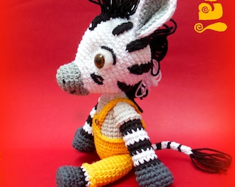 Zou, The Little Zebra Amigurumi