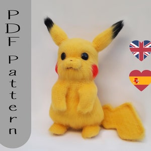 Real Size Pikachu Inspired Amigurumi Pattern