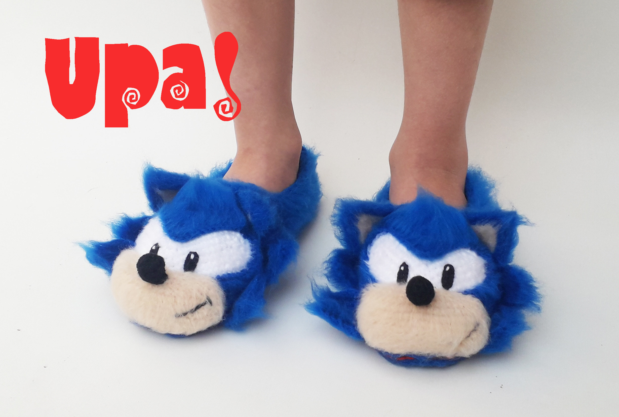 Sonic Pantoufles PDF Patron de Crochet Tailles Enfants Etsy France