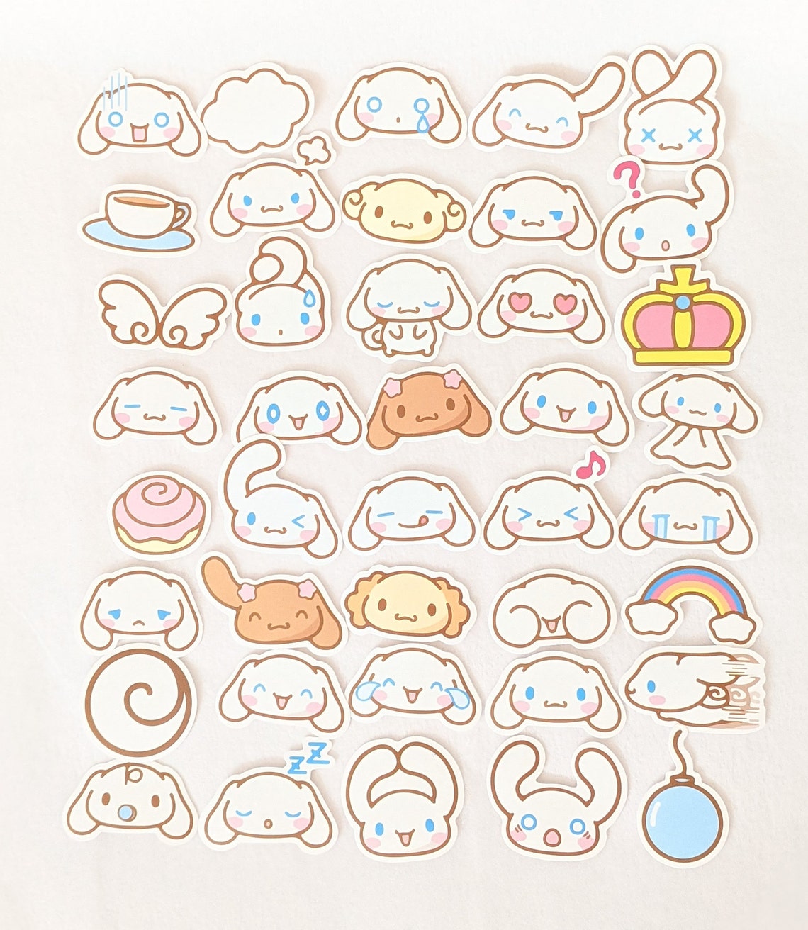 Cinnamoroll 40 pcs Diario Surtido Diario Scrapbook Pegatinas | Etsy España