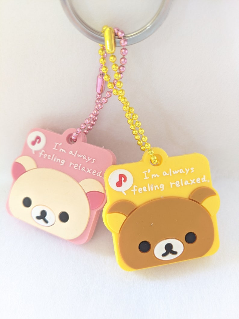 Rilakkuma Key Chain holders / Key Cap Covers | Etsy