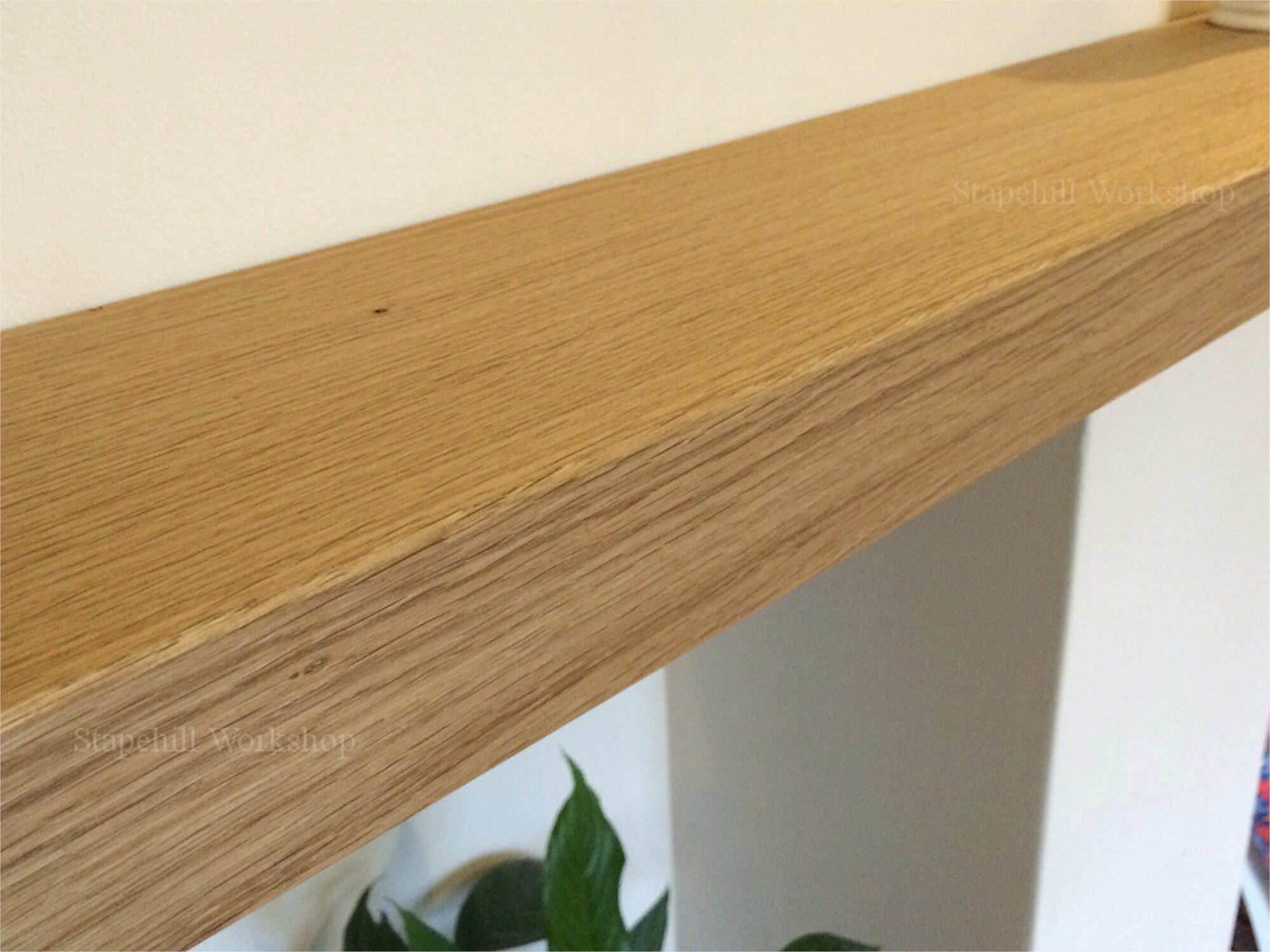 Solid Oak Floating Shelf Mantle Beam Fireplace Mantel Shelves Etsy
