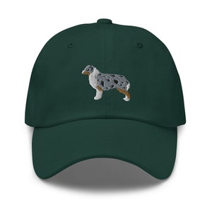 This embroidered Australian Shepherd hat is a perfect gift for dog dad, dog mom, Aussie Dog lovers, and dog owner. Whether it's a Australian Shepherd beanie, vintage distressed hat, denim hat, corduroy hat or dad hat, it's a cute and funny way to show off your love for your Aussie dog.