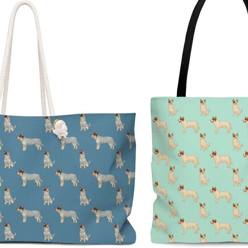 Australian Shepherd Tote Bag Dog Pattern Weekender Bag for Etsy