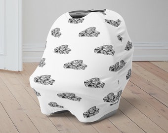 Ball Python Baby Car Seat Cover, Snake Reptile Animal Baby Carseat Canopy, Car Seat Canopy for Boys Girls, Pet Newborn Baby Shower Gift