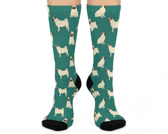 Pug Socks, Dog Socks, Pug Gift, Cute Pug Lover Socks, Funny Birthday Gift, Christmas Gifts for Pug Mom, Pug Dad