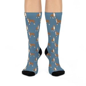 Pit Bull Dog Socks, Dog Socks, Pittie Gift, Cute Pitbull Lover Socks, Funny Birthday Gift, Christmas Gifts for Pit Bull Mom, Dog Dad