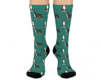 Bernese Mountain Dog Socks, Dog Socks, Berner Gift, Cute BMD Lover Socks, Funny Birthday Gift, Christmas Gifts for Berner Mom, Dog Dad