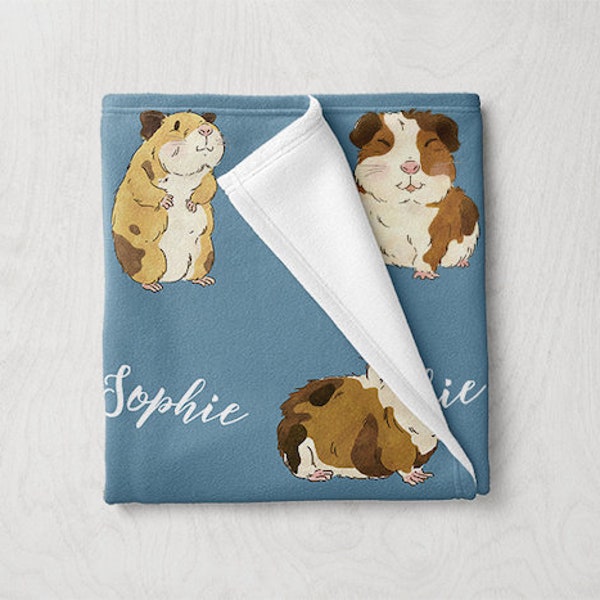 Custom Pet Blanket Guinea Pig Etsy