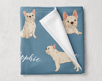 french bulldog baby swaddle