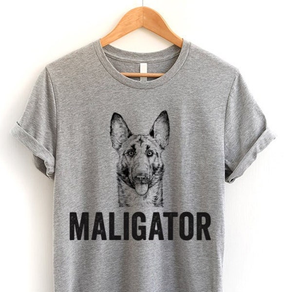 Maligator Shirt, Belgian Malinois Mom T-shirt, Maligator Sweatshirt, Belgian Malinois Dad Gifts, Funny Dog Pun Hoodie, Tank, Youth Tee Shirt