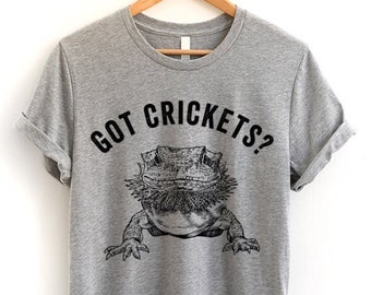 Got Crickets Bearded Dragon Shirt, Beardie T-shirt, Reptile Animal Sweatshirt, Bearded Dragon Mom Dad Lizard Lovers Gifts, Toddler Youth Tee
