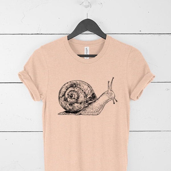 Snail Tshirt Etsy