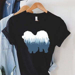 Chow Chow Shirt, Mountain Chow Chow Silhouette T-shirt, Nature Outdoor Dog Sweatshirt, Hoodie, Tee or Tank, Chow Chow Mom Dad Gifts