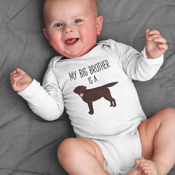 Chocolate Lab Baby Girl Etsy
