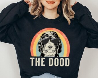The Dood Shirt, Bernedoodle Mom T-shirt, Funny Pun Doodle Mama Sweatshirt, Bernedoodle Dog Dad Gifts, Hoodie, Tank, Youth Tee Shirt
