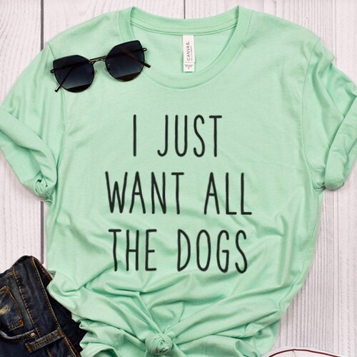Funny Dog Shirt I'm Here to Pet All the Dogs Tshirt Dog Etsy