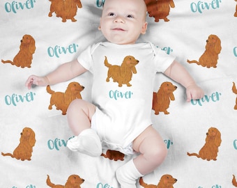 dachshund baby swaddle