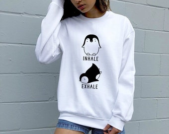 Sweatshirt Avec Motif Phoque Animal - Coupe Classique, Col Tissé, 241 G - Style Décontracté Et Doux - 2