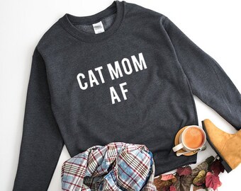 Cat Mom Af Etsy