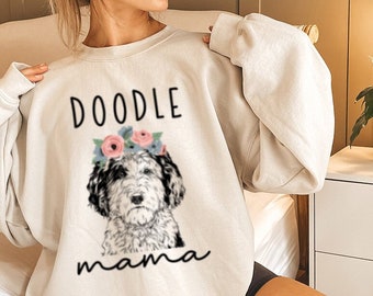 Sheepadoodle Mama Shirt, Doodle Dog Mom T-shirt, Doodle Mama Sweatshirt, Sheepadoodle Mom Gifts, Sheeppoo Hoodie, Tank, Youth Tee Shirt