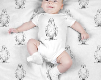 Sun Conure Baby Blanket, Parrot Bird Animal Swaddle Blanket Set, Newborn Photo Prop, Baby Animal Swaddle Set for Boy, Girl, Baby Shower Gift