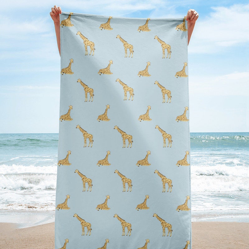 Pink Giraffe Towel