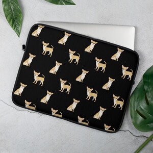 Chihuahua Laptop Sleeve, Dog Lover Laptop Sleeve, Macbook Case, 13 inch, 15 inch Laptop Cover, Macbook Cover, Chihuahua Mom Laptop Bag