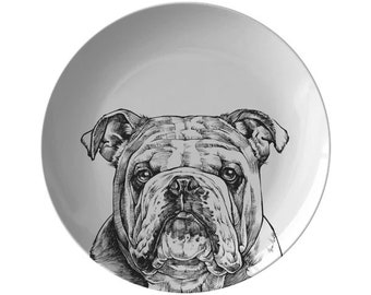 Bulldog Novelty Vanity Metal License Plate