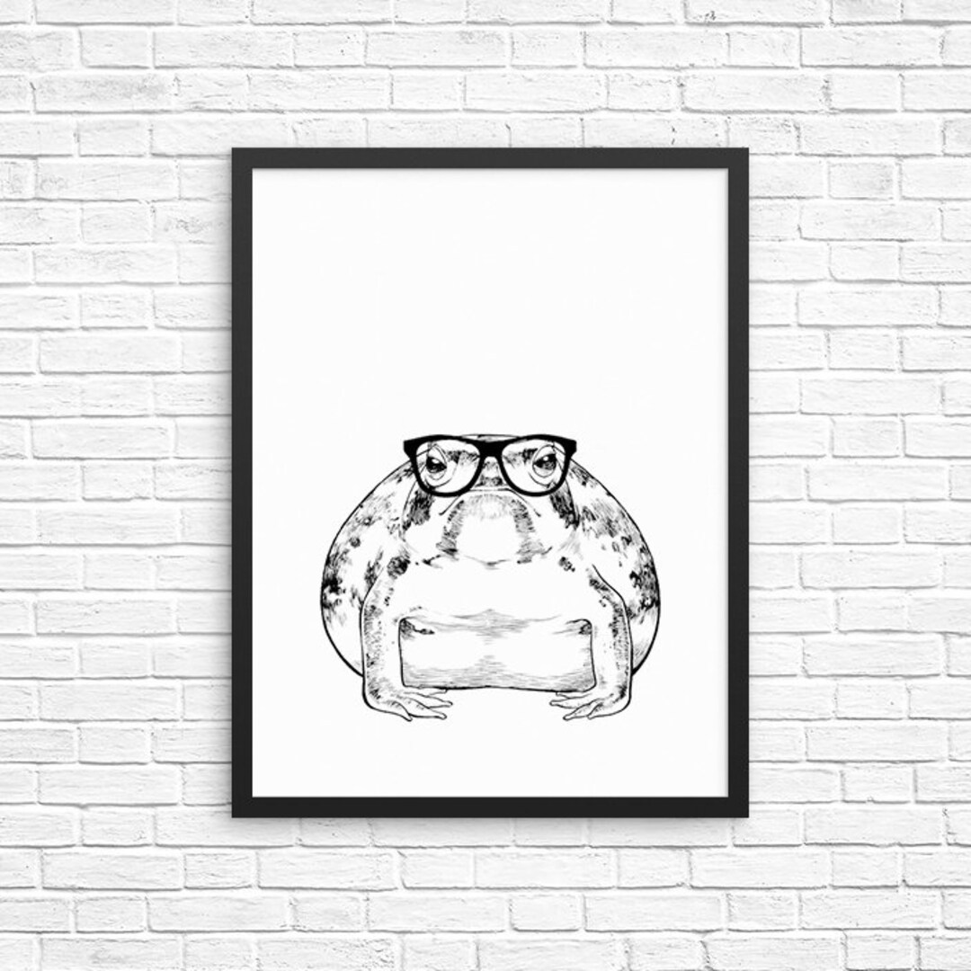 Desert Rain Frog Wall Art, Frog Print, Frog Decor, Pet Animal Prints