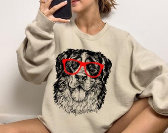 Bernese Mountain Dog Shirt, Berner Mom Sweatshirt, Funny Bernese Dog Gift, Cute BMD Owner, Gift for Dog Dad, Dog Lover Tshirt