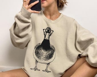 Mallard Duck Shirt, Duck Sweatshirt, Funny Mallard Gift, Cute Mallard Duck Lover Gifts, Waterfowl Tshirt, Animal Lover Tee